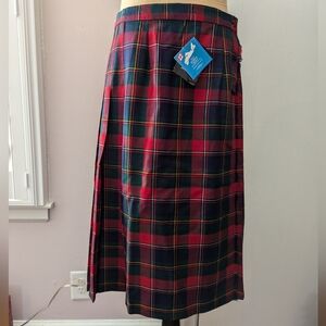 Authentic Scottish Tartan by Bonda Made in Canada NWT Vintage size 14 Outlander